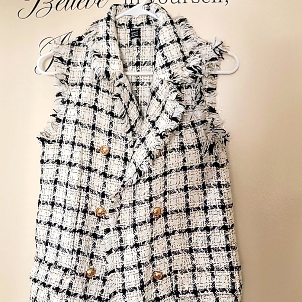 Fringed Vest, Shein Size 2